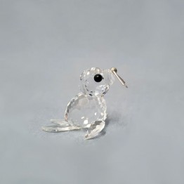 Swarovski Kristal | Bijzonder | Amerikaanse Uitgave | Zeehond mini - Zilveren Snorharen - USA - VAR2 | 12530
